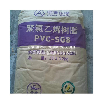 Zhongtai PVC Resin SG8 K57 pour UPVC